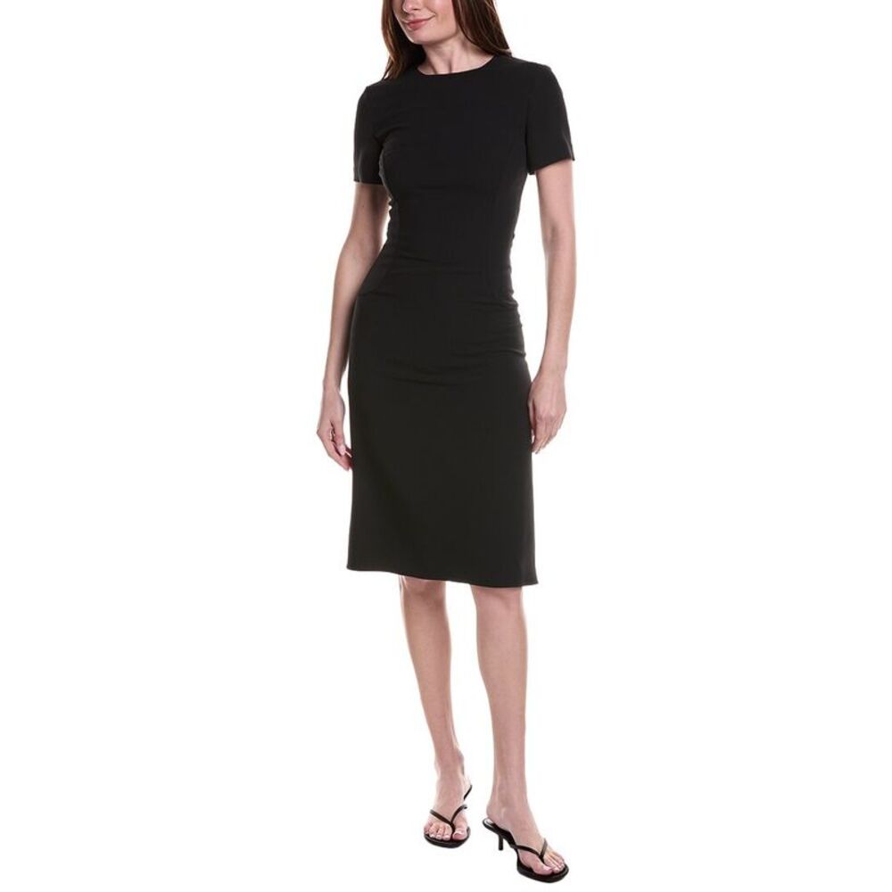 Fforme Womens  Lyla Sculpted Midi Dress, Black
